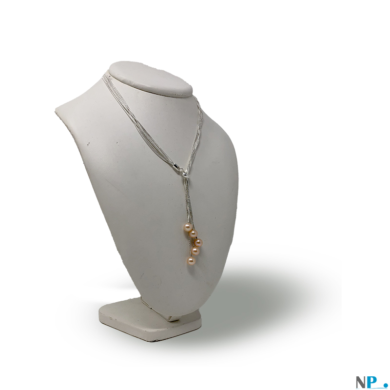 Collana pendente in Argento 925 con perle d'acqua dolce DOLCEHADAMA